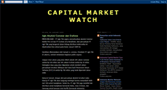 Desktop Screenshot of capitalmarketwatch.blogspot.com