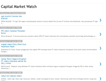 Tablet Screenshot of capitalmarketwatch.blogspot.com