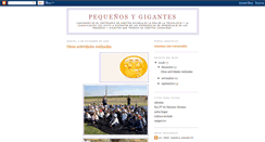 Desktop Screenshot of pequesygigantes.blogspot.com