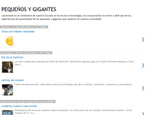 Tablet Screenshot of pequesygigantes.blogspot.com