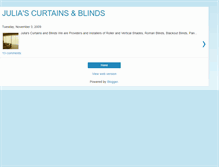 Tablet Screenshot of juliasblinds.blogspot.com