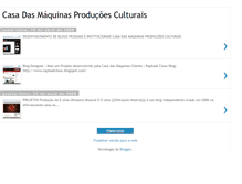 Tablet Screenshot of casadasmaquinasproducoes.blogspot.com