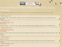 Tablet Screenshot of nod32passkey.blogspot.com