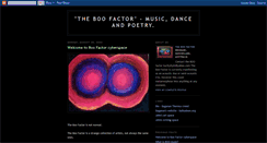 Desktop Screenshot of boofactor.blogspot.com