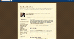 Desktop Screenshot of ericrush.blogspot.com