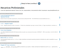 Tablet Screenshot of mecanicosprofesionales.blogspot.com
