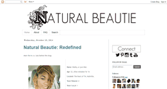 Desktop Screenshot of naturalxbeautie.blogspot.com