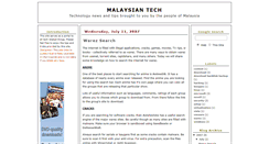 Desktop Screenshot of malaysian-tech.blogspot.com