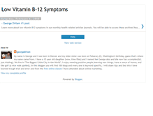 Tablet Screenshot of lowvitaminb12symptoms.blogspot.com