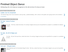 Tablet Screenshot of finishedobject.blogspot.com