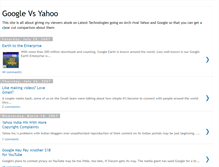 Tablet Screenshot of googlevisyahoo.blogspot.com