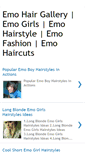 Mobile Screenshot of emo-hair-gallery.blogspot.com