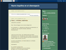 Tablet Screenshot of nuevoinquilinoenelciberespacioarturov.blogspot.com