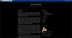 Desktop Screenshot of en-sintesis.blogspot.com
