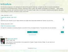 Tablet Screenshot of kriticulture.blogspot.com