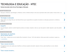 Tablet Screenshot of ntec-cefet.blogspot.com