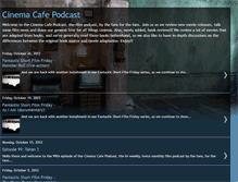 Tablet Screenshot of cinemacafepodcast.blogspot.com