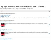 Tablet Screenshot of diabetescontrolinformation.blogspot.com