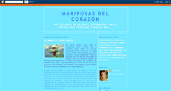Desktop Screenshot of mariposasdelcorazon.blogspot.com