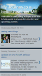 Mobile Screenshot of myjourneytoabetterhealtherme.blogspot.com