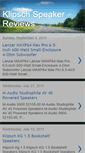 Mobile Screenshot of klipschspeakerreviews.blogspot.com