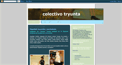 Desktop Screenshot of colectivotryunta.blogspot.com