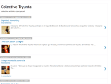 Tablet Screenshot of colectivotryunta.blogspot.com