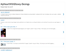 Tablet Screenshot of myheartwithdisney-desings.blogspot.com