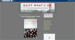 Desktop Screenshot of kaistwhatson.blogspot.com