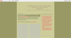 Desktop Screenshot of beccatronic.blogspot.com