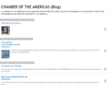 Tablet Screenshot of chamberoftheamericasblog.blogspot.com