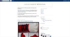 Desktop Screenshot of lillerosinmonster.blogspot.com