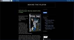 Desktop Screenshot of behind-the-player.blogspot.com