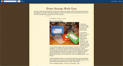 Desktop Screenshot of foodstoragemadeeasy.blogspot.com