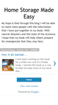 Mobile Screenshot of foodstoragemadeeasy.blogspot.com