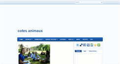 Desktop Screenshot of cotes-animaux.blogspot.com