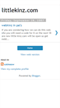 Mobile Screenshot of littlekinz.blogspot.com