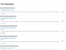 Tablet Screenshot of csjnamaste.blogspot.com