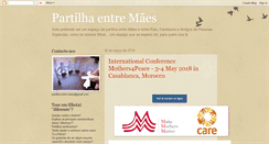 Desktop Screenshot of partilha-entre-maes.blogspot.com
