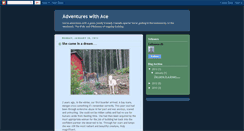 Desktop Screenshot of angelaandace.blogspot.com