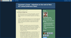 Desktop Screenshot of convenerscorner.blogspot.com