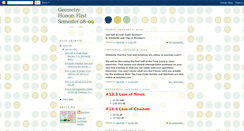 Desktop Screenshot of geohonfirstsem0809.blogspot.com