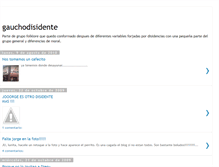 Tablet Screenshot of gauchodisidente.blogspot.com