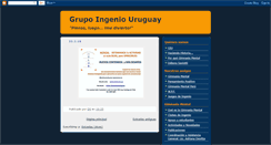 Desktop Screenshot of grupoingeniouruguay.blogspot.com