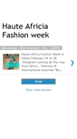 Mobile Screenshot of donneanbhauteafriciafashionweek.blogspot.com