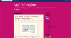 Desktop Screenshot of anjilinsights.blogspot.com