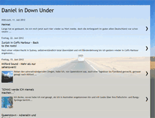 Tablet Screenshot of danielindownunder.blogspot.com