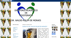 Desktop Screenshot of diretorioacademicodefisioterapia-fg.blogspot.com