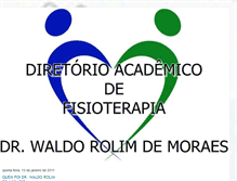 Tablet Screenshot of diretorioacademicodefisioterapia-fg.blogspot.com