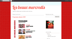 Desktop Screenshot of lesbeauxmercredis.blogspot.com